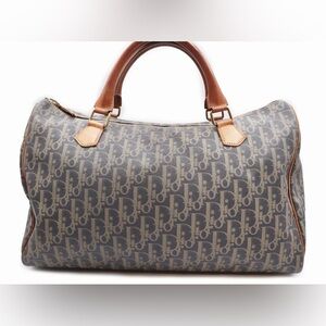 Christian Dior Designer Monogram Gray and Brown Women's Bag